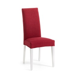 Cadeira Madeira, Tecido Vermelho L1056