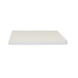 Tampo de mesa branco beige, 70 x 70 cm SD1627