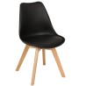 Cadeira madeira, Polipropileno SD1794