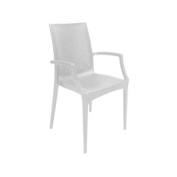 Cadeira c/Braços Polipropileno Branco SD1381