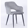 Cadeira metal, veludo SD2334