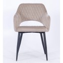 Cadeira metal, veludo SD2335
