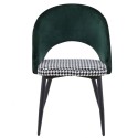 Cadeira metal, veludo SD2336