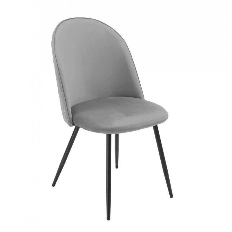 Cadeira metal, veludo SD2339
