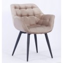 Cadeira metal, veludo SD2346